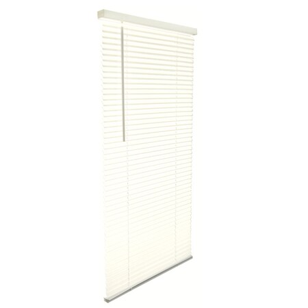 Living Accents Living Accents Vinyl 1 in. Blinds 23 in. W X 64 in. H Alabaster Cordless MAX2364AL